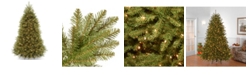 National Tree Company National Tree 7 .5' Dunhill Fir Hinged Tree with 750 Clear Lights